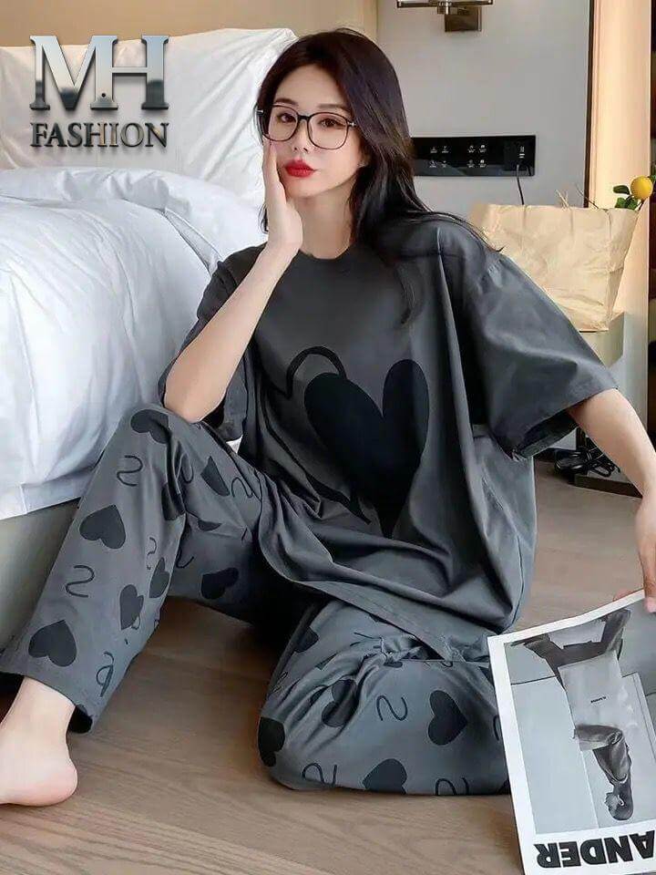 printed night suit in premium fabric cotton jarsy
