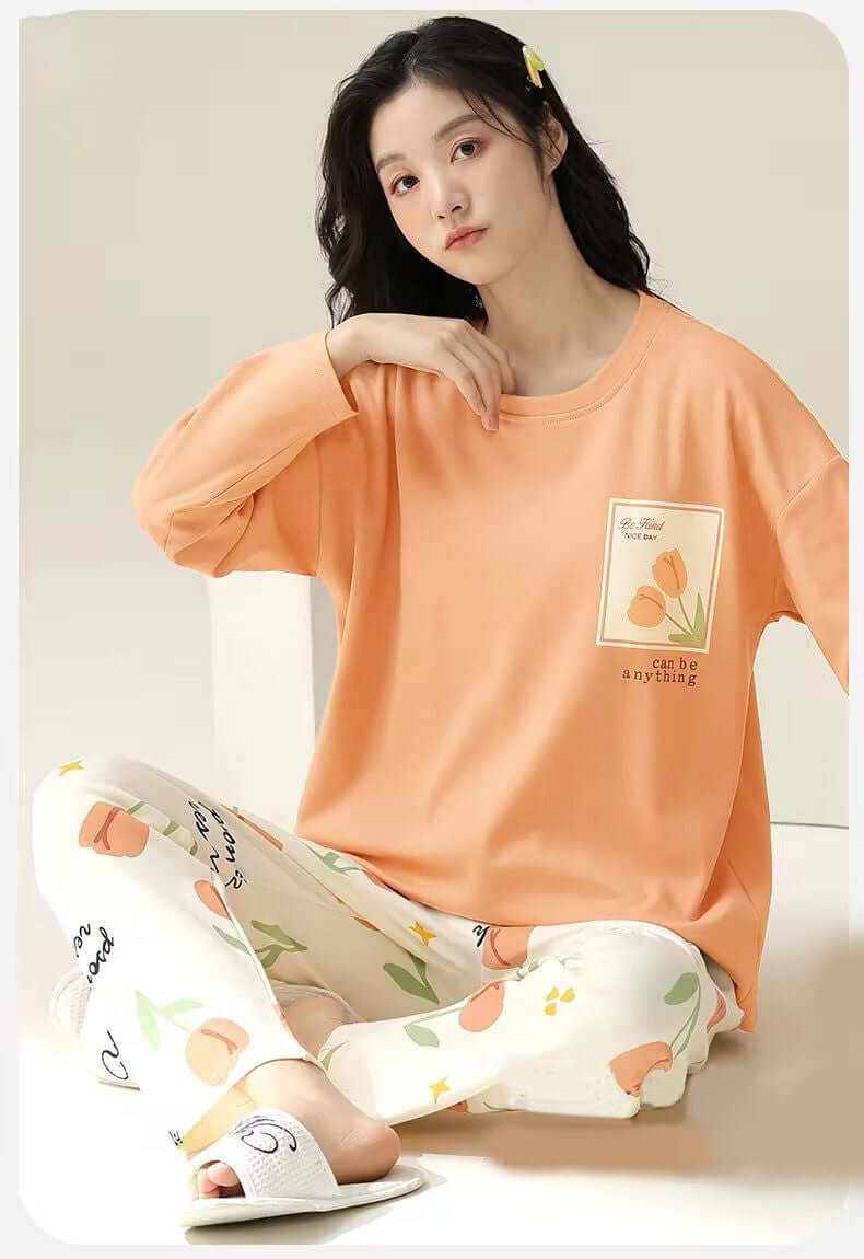 printed night suit in premium fabric cotton jarsy