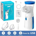 Portable Mesh Nebulizer with Rechargeable Battery