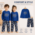 Blue NYC Full Sleeves Jersey Co-ord Set – Kids T-Shirt & Trouser