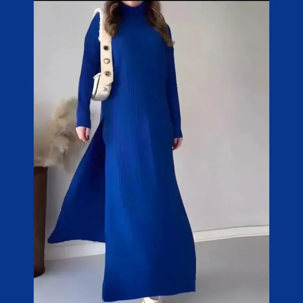 Trendy  Roll Neck Style knit CoOrd Set