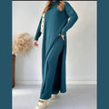 Trendy  Roll Neck Style knit CoOrd Set