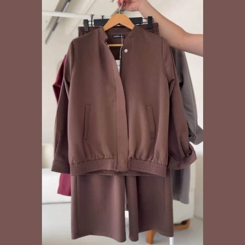 4 Pocket Style Premium Quality Winter 2-Pcs Tracksuit. CWTS-38