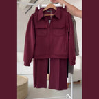 6 Pocket Style Premium Quality Winter 2-Pcs Tracksuit. CWTS-37