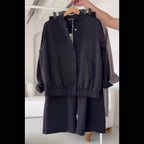 4 Pocket Style Premium Quality Winter 2-Pcs Tracksuit. CWTS-38