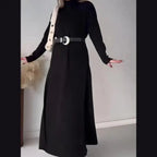 Trendy  Roll Neck Style knit CoOrd Set