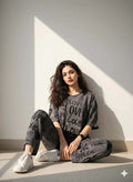 big love printed  NIGHTSUIT IN COTTON JARSY FABRIC