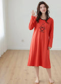 Printed design women long t shirt