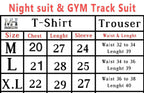flower printed night suit in premium fabric cotton jarsy