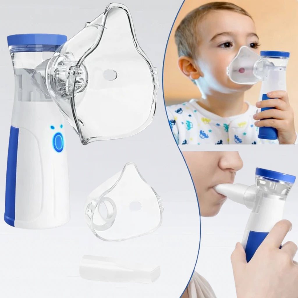Portable Mesh Nebulizer with Rechargeable Battery